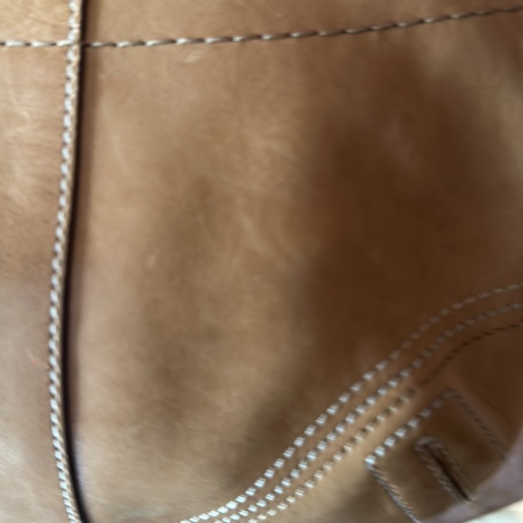 Coach Soho Small Leather Tan Heather Hobo Shoulder Bag With Stitching. - Picture 14 of 16